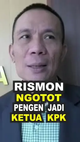 rismon ngotot pengen jadi ketua kpk #viralvidio #trending #fyp #trapnesia 