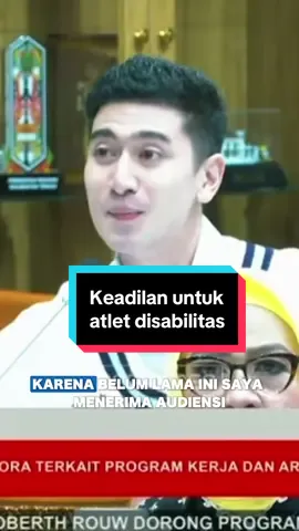 Jangan tindas kaum disabilitas.  Anggota DPR RI Fraksi PAN  @Verrell Bramasta menyuarakan aspirasi 22 atlet disabilitas di Kabupaten Bekasi yang melaporkan bahwa telah terjadi penindasan dan pembungkaman saat mereka meminta hak mereka sebagai atlet. Aspirasi ini disampaikan Verrel Bramasta saat Rapat Dengar Pendapat (RDP) bersama Kementerian Pemuda dan Olahraga. Semoga ditindaklanjuti pihak kementerian agar 22 atlet disabilitas segera mendapatkan haknya. #verrelbramasta #dpr #atlet #disabilitas #partaiamanatnasional