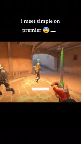 I meet simple in premier but something is wrong 💀 #csgomemes #csgofunny #viralvideos #cs2 #fpy 