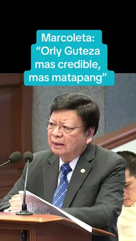 Marcoleta: “Orly Guteza mas credible, mas matapang” #senate #pilipinas #corruption #durog