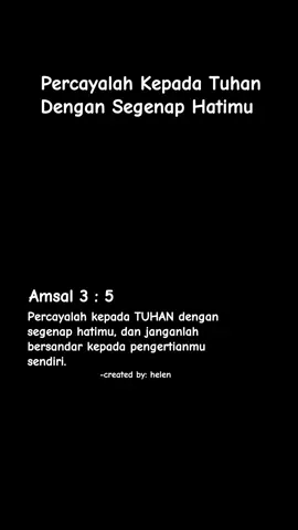 Jangan pernah berhenti berdoa dan terus percaya pasti Tuhan akan menjawab doamu sesuai dengan waktu Tuhan.  God Bless You All #ayatalkitab  #terusberdoa  #percayapadatuhan 