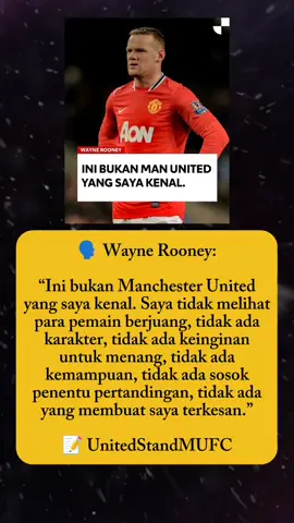 Fakta Rooney Tentang MU #bola #fakta #rooney #manchesterunited #manutd #unitedstand #football #fyp 