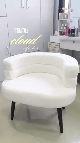 napaka cozy at ganda talaga ng nordic sofa chair na to! 🤍 #sofachair #nordicchair #sofa #cloudsofa 