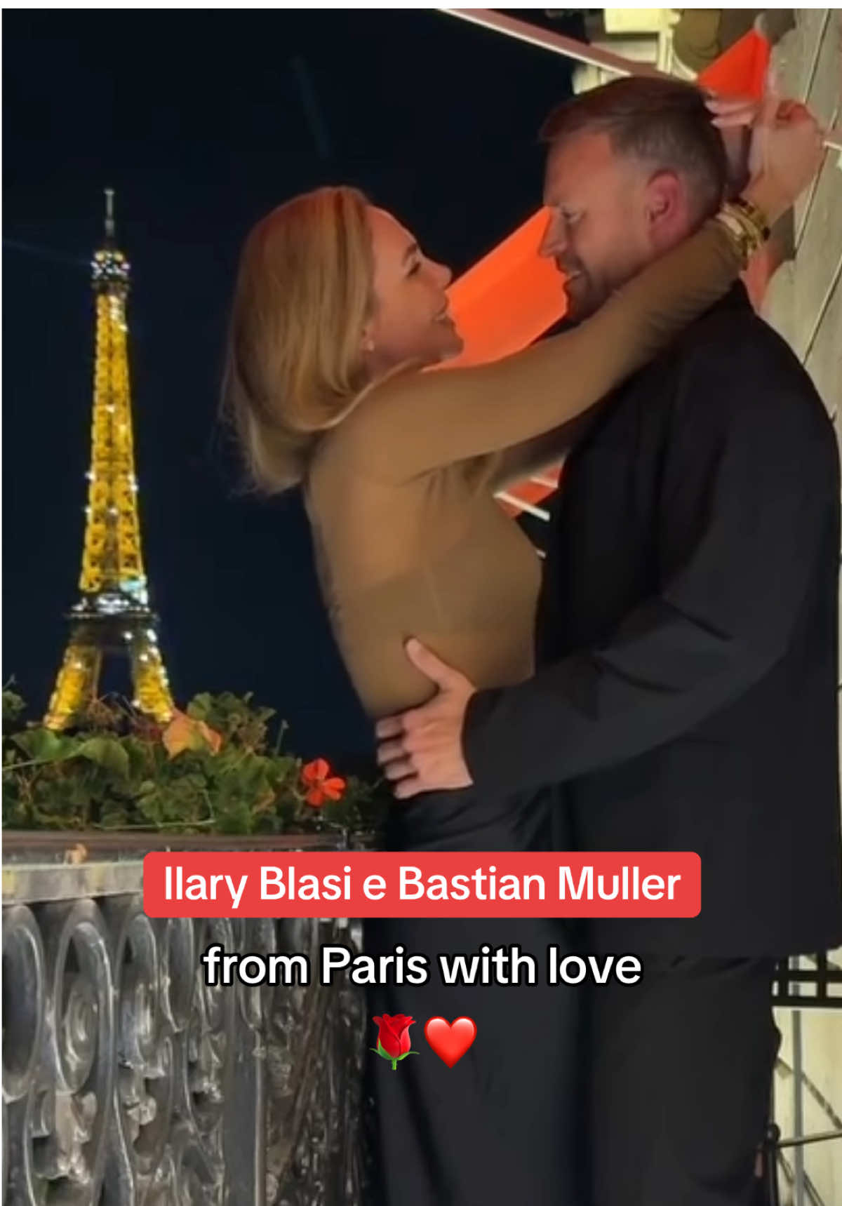 Ilary Blasi e Bastian Muller sempre più innamorati 🌹❤️ #Verissimo #IlaryBlasi #BastianMuller #davedere 