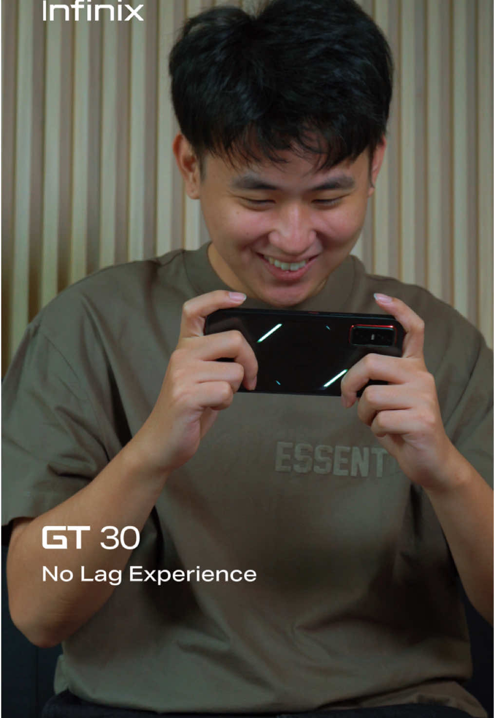 Buat jadi pemenang lo harus punya Infinix GT 30 yang kasih performa anti lag sampai heat! Chipset Gaming + Frame Rate Certificated + Cooling System Support dukung lo jadi raja di setiap sesi mabar. #Infinix #InfinixGT30 #InfinixGTVerse
