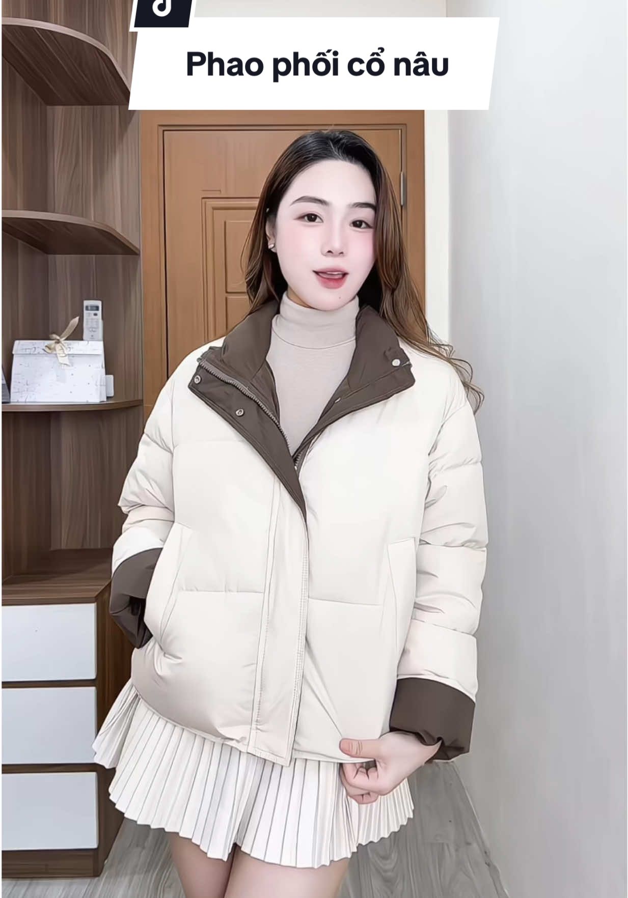 Cổ e bôi thuốc nâu nha các ní #mikereview #tiktokshop #myoutfit 