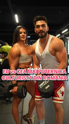 Eu vs @Sandu Ştefana 🔥 Cine a executat mai bine?🤪 #fitnessromania 