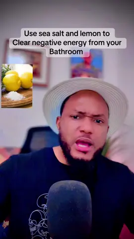 Use salt and lemon to clear out negative energy from bathroom #spirituality #saltandlemon #clear #fyp #creatorsearchinsights 