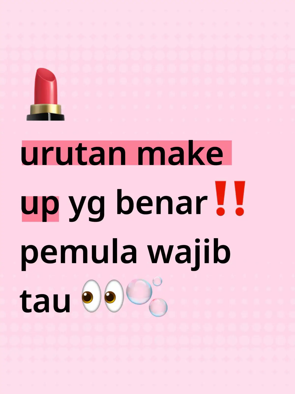 Ikutin urutan ini biar hasilnya makin flawless ✨ #makeup #MakeupRoutine #makeupproducts #makeuptutorial 