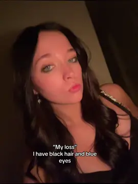 🖤🦋#fy #blackhair #blueeyes#fy #relatable 