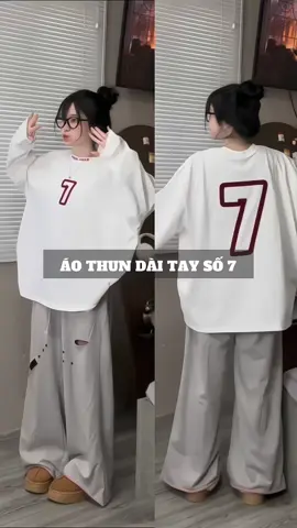 áo thun dài tay #xuhuong #xh #fyp #myoutfit 