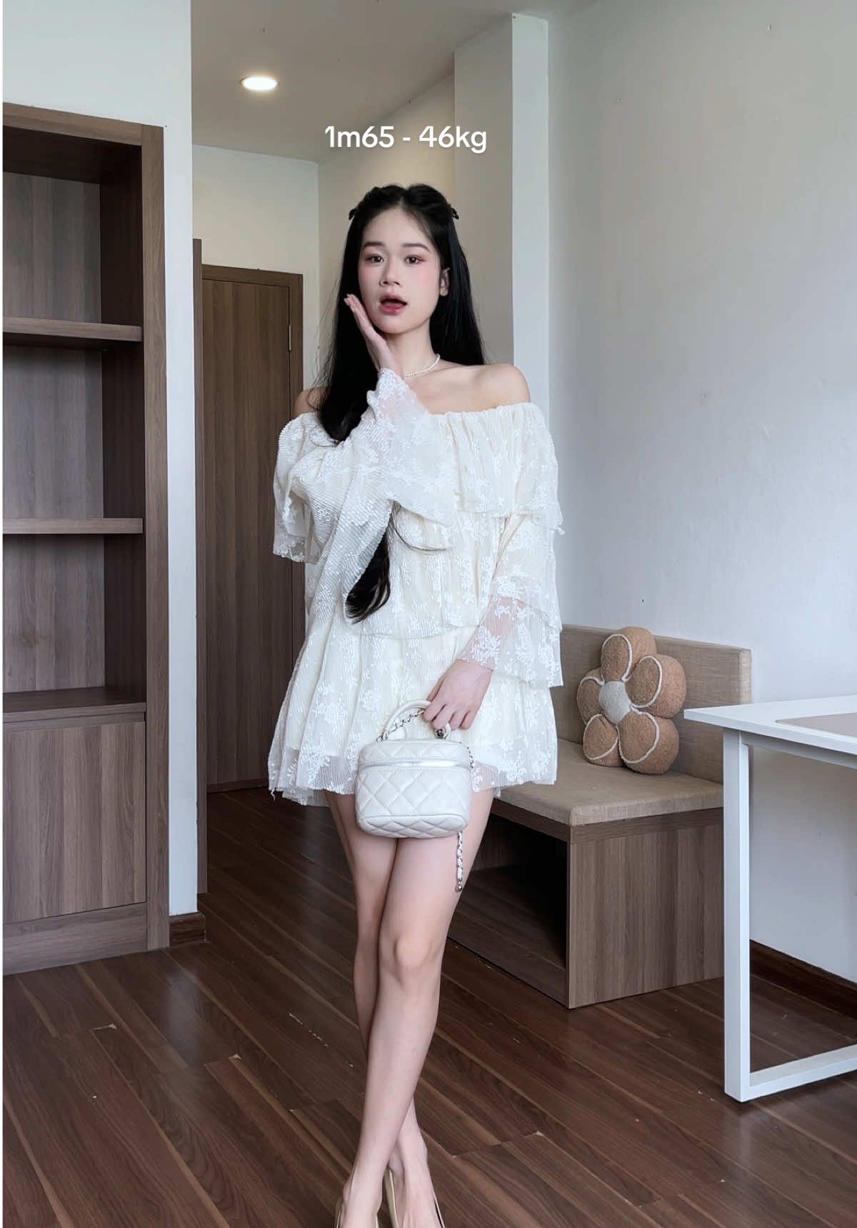 Lên 3kg quá đã 🤭 #outfit #dress 