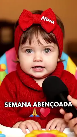 Uma semana abençoada pra você 🙏#bebes #fofinho #bebeia #nenem 