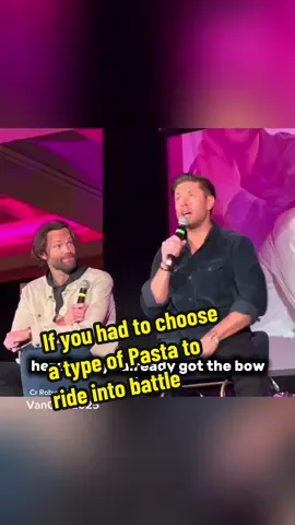 Love how they take this question very seriously and their answers to it...hilarious 😂😂😂❤️✨ #jensenackles #jaredpadalecki #spncon #spnfamily #fyp  @Quietgirll 