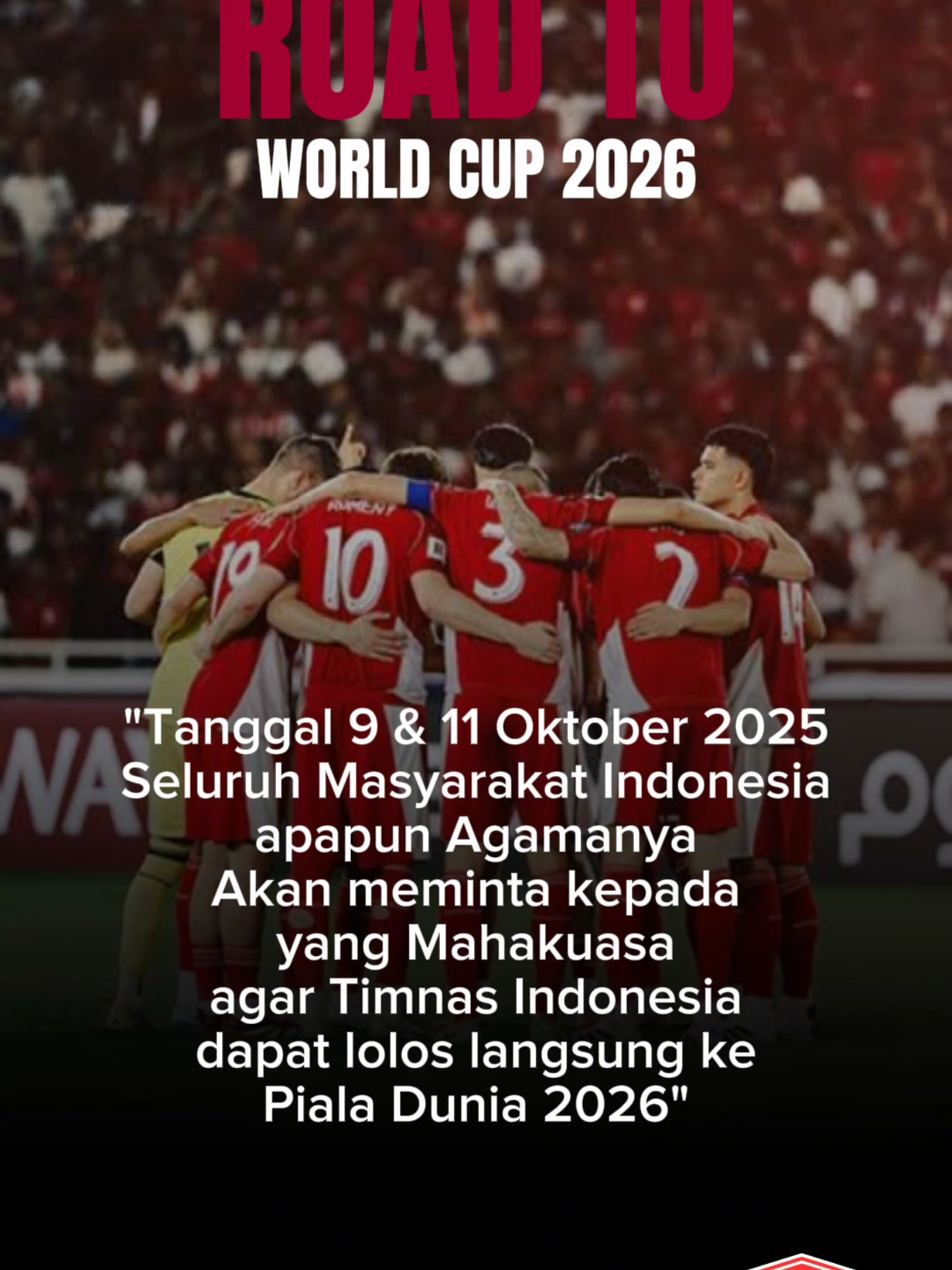 Mari Kita Berdoa Bersama Untuk Timnas Indonesia  #kualifikasipialadunia2026 #timnasindonesia #patrickkluivert🇳🇱 #sepakbolaindonesia #beritabola 