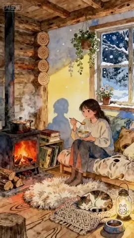 cozy cabin #foryou #forupage #viral_video 