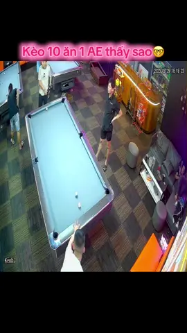 Kèo 10 ăn 1 thấy sao ae 😅 #billiards #bida #xuhuong #vairal 