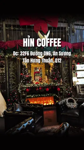 Không ngờ Q12  có quán cf đẹp thế này #caphesaigon #1nguoisaigon #trending #giangsinh #hỉncoffee 