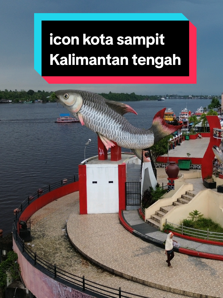 Icon kota sampit  Jl. Ahmad Yani No.8, Mentawa Baru Hulu, Kec. Mentawa Baru Ketapang, Kabupaten Kotawaringin Timur, Kalimantan Tengah 74312 #sampit #Kalimantan #fyp #sungaimentaya #dji 