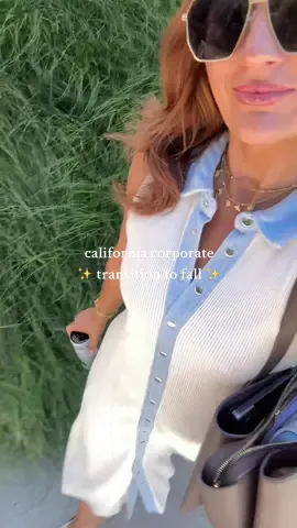 watch me transform from girlie pop to avril lavigne in 11 sec flat #californiacorporate #officeootd #mididress 