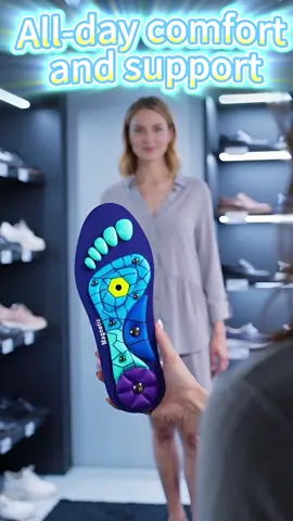 RunPro insoles with acupressure & magnet massage, all - day comfort!  #Insoles #ComfortInsoles #SupportInsoles #PlantarFasciitis #HighArch               