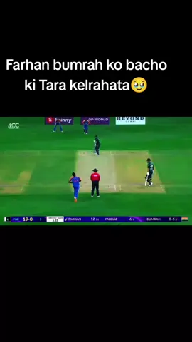 #farhan vs bumrah#😎😎😎🔥🔥 