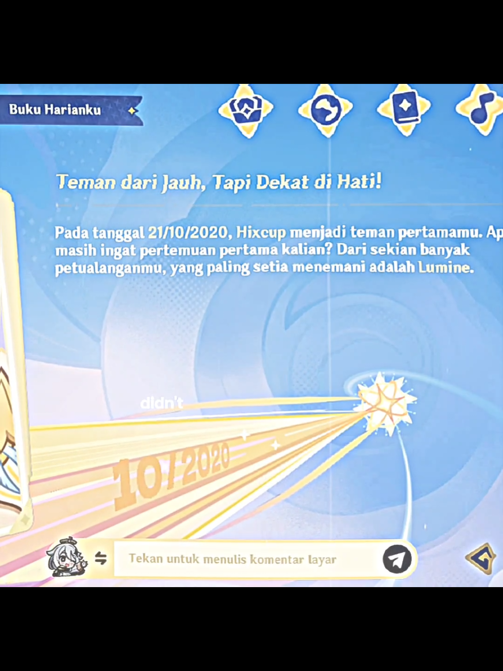 Akunnya udh hapus data. btw minta UID dong, butuh temen coop 🙂🙂 #GenshinImpact #genshin #fyp 
