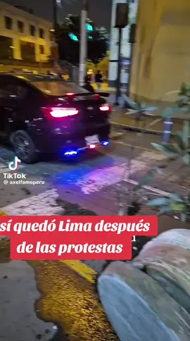 Así quedaron algunas calles de Lima, luego de las protestas de la Generación Z. Las mazetas destruidas, todo el desmonte en plena vía pública. #LIVEIncentiveProgram #LIVEwithlowfollowers #PaidPartnership 