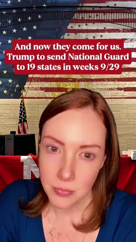 And now they came for us. Trump to send National Guard to 19 states per reports. #news #breakingnews #trump #usnews #worldnews 