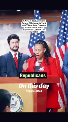 Remember when GOPers showed us their entire hand in 2023? And yet… they still got back in. 🤦‍♀️ #governmentshutdown #fypシ #onthisday 