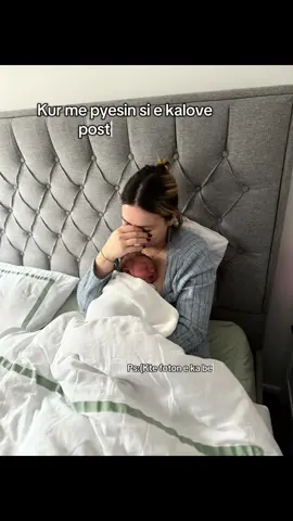 Po ju mama si e keni kaluar ?!🥹❤️Sidomos ne qe jetojm larg familjes sa e duam ate mamin dhe pse behesh mam vete 🥹 #postpartum #momtok #hana #roel #fyp 