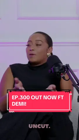 300 episodes deep baby 🥳 HAPPY UNCUT MONDAY! Guess who’s in the studio? 👀 @Demi Santana Brown pulled up to give us all the gist, Love Is Blind BTS and yes… we might’ve overshared 🤥 EP.309 is live on ALL platforms… don’t miss this one! #uncutpod #fyp #podcast #podcastclips #question #loveisblind 