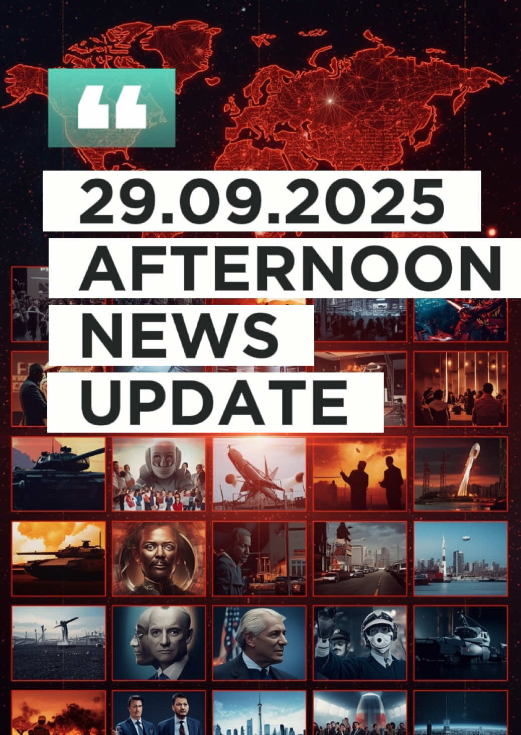 29.09.2025. Afternoon news update. Top world news, war, peace, politics. AI Voice. #news #World #War #peace #politics