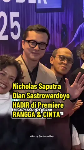 Rangga & Cinta versi senior hadir di Gala Premiere Film “Rangga & Cinta” 💕💙#nicholassaputra #diansastro #ranggadancinta #diansastrowardoyo 