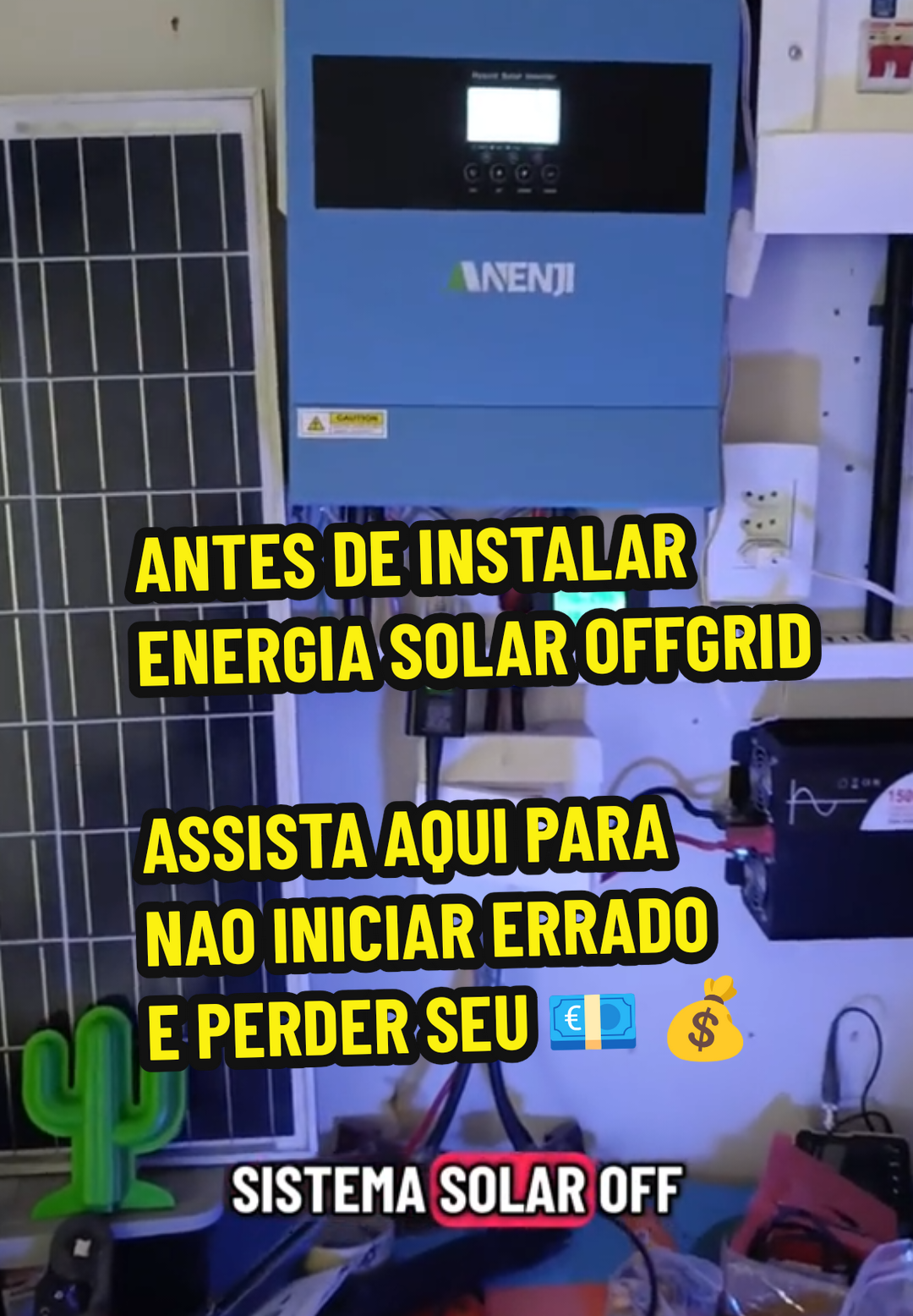 @Archan Solar:🌍 Cansado de depender das regras do sistema? No Brasil, a energia solar virou sinônimo de burocracia, papelada e custo alto. Para instalar um sistema on-grid, você precisa de engenheiro assinando projeto, aprovação da concessionária, pagamento de taxas e ainda fica preso às mudanças de leis e impostos. ⚠️Resultado: a energia que deveria ser liberdade, acaba virando dor de cabeça e gasto desnecessário. Mas existe outro caminho... ☀️Energia Solar Offgrid 👉 Montagem simples, sem precisar ser eletricista. 👉 Custo acessível, pois você pode começar pequeno e ir expandindo. 👉 Zero burocracia: sem autorização de governo ou concessionária. 👉 Liberdade de verdade: energia sua, do seu jeito, sem depender do sistema. 🔧 Quando bem dimensionado, o sistema offgrid é seguro, escalável e eficiente. Você pode começar com um kit básico e, aos poucos, alcançar autonomia total. 🚀 No meu portal archansolar.com.br, eu te mostro exatamente como fazer isso: ✅ Explico passo a passo como montar. ✅ Dou ferramentas para calcular seu projeto. ✅ E te ajudo a economizar comprando equipamentos pelo melhor preço. 🔗 LINK NA BIO ou #👉 Acesse agora: archansolar.com.br e seja dono da sua energia! ⚡🌞 Liberdade começa pela energia. #liberdade #offgrid #energiasolar #ArchanSolar 