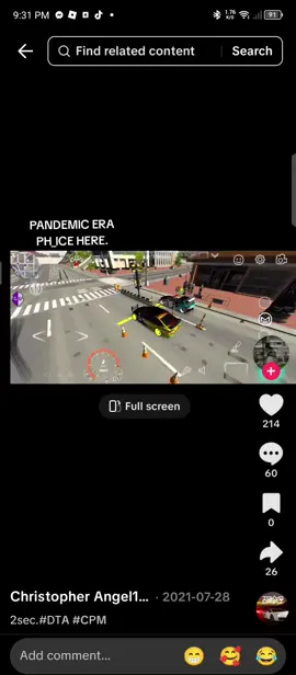 taktee kakamiss din CPM ERA ito yung pademic pa eh mga old CPM dyan musta? #cpm #carparkingmultiplayer #Cpm #carparkingmultiplayer 