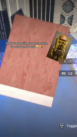 im the one who’s actually tryna help in a server full of grefiers, almost hit this jump but someone decided to place the wrong ramp so ima post that tommrow tho #skate #bluecollar #funny #skate4 #trending 
