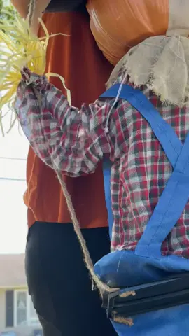 Decorating for Halloween and this guys motorboating!! #halloween #motorboating #FYP #scarecrow 