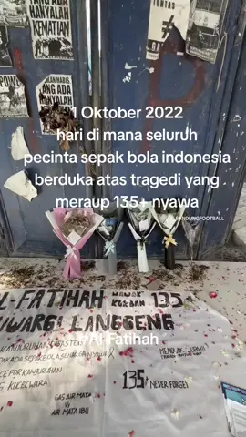 beberapa hari lagi genap 3tahun tragedi Kanjuruhan#kanjuruhanmalang  #arema #135