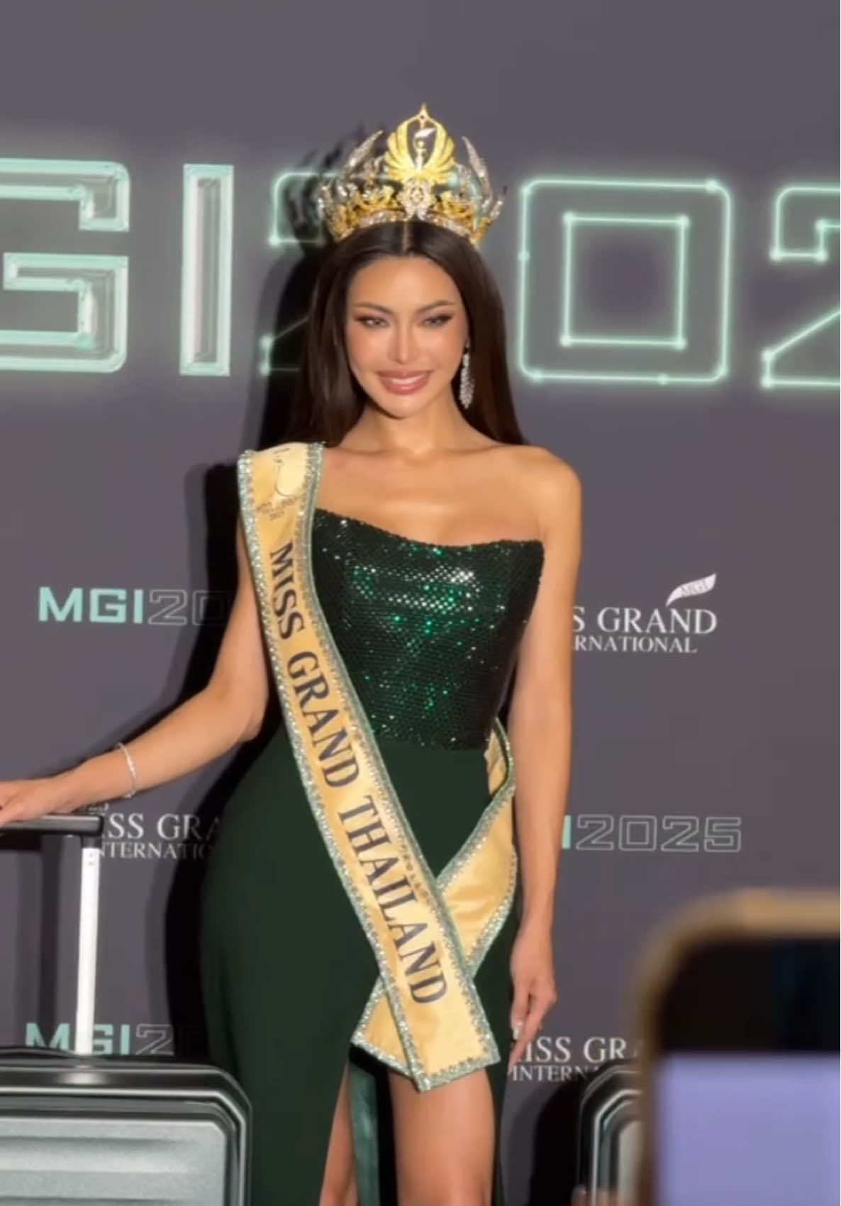 Gotchabell Check-in 🇹🇭✨ #missgrandthailand2025 #roadtomgi2025 #gotchabell #กชเบล 