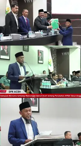 Rapat Paripurna DPR Aceh Tentang Penyampaian Akhir Fraksi-Fraksi DPR Aceh Terhadap Rancangan Qanun Aceh Tentang Perubahan APBA Tahun Anggaran 2025 #abinasjeunieb #dpraceh 