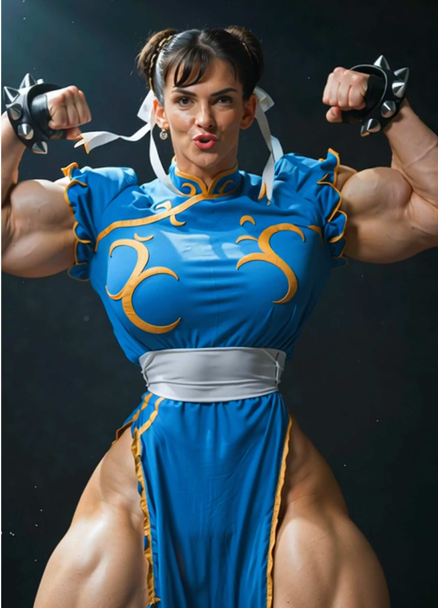 Never mess with Chun-Li! #chunli #streetfighter #muscle #fight #aigramaticimages
