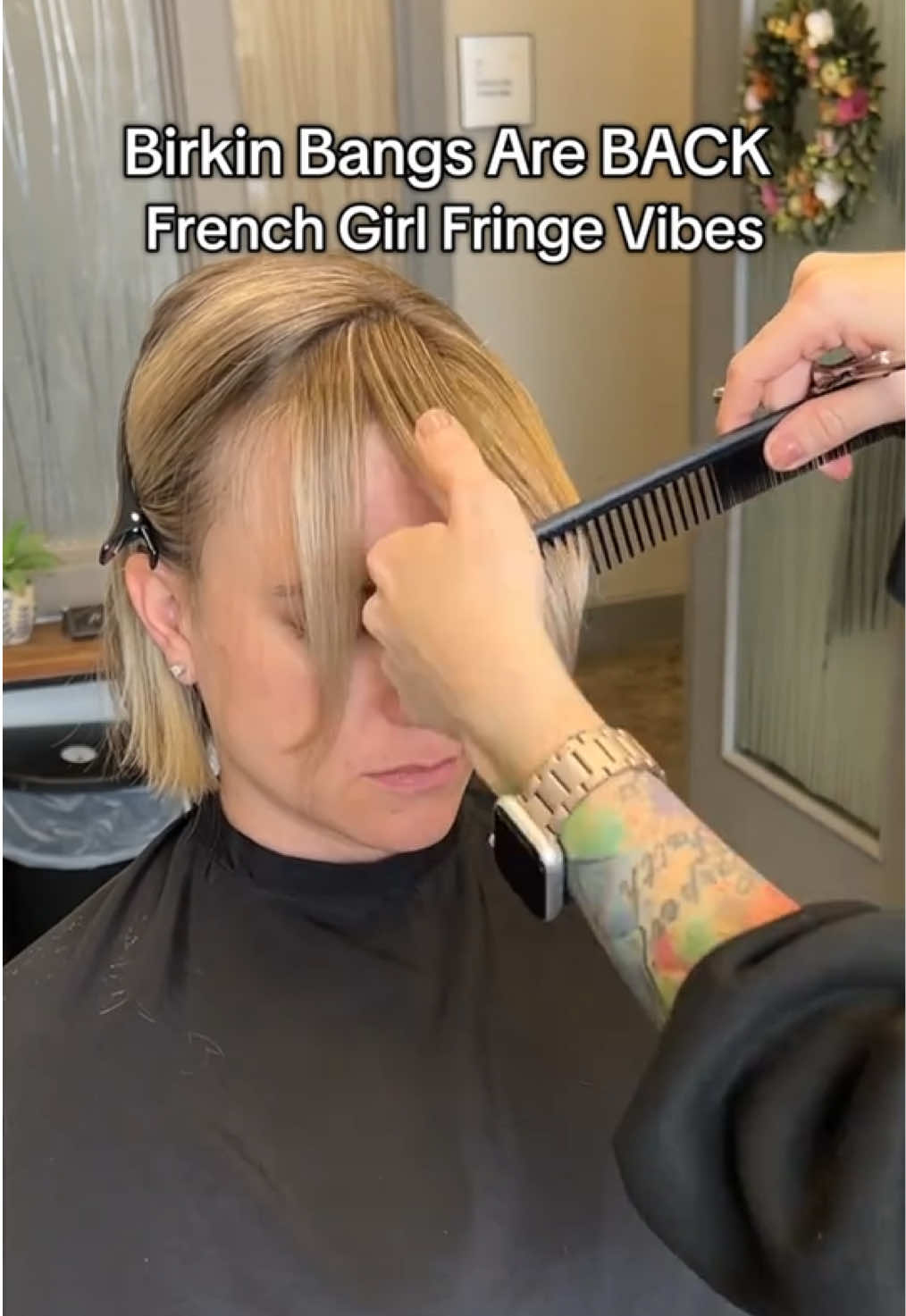 Birken bangs how to cut them a full tutorial you must see and save perfect accessory for any haircut style #bangs #haircut #haircuts #haircuttutorial #fyp 