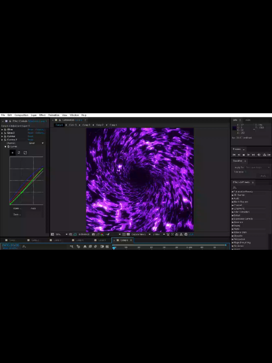 Dark Spiral Effect (After Effect) Post content sebelum sidang 😌 #aftereffects #edit #spiraleffect #fyp 