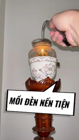 Dụng cụ mồi nến, đèn dầu, bếp bằng điện nên không bị gió. Đầu bẻ gập được nên dùng tiện #caymoinen #hungdungroi 