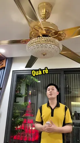 Quạt trần 5 cánh lõi đồng siêu đẹp #quattran #quattranden #xuhuong #nhanuytin88 