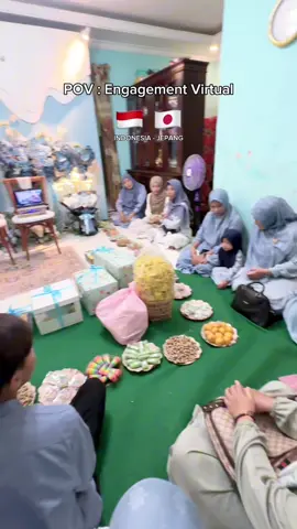 Di balik layar, ada harapan, doa dan cinta yang menyatu. Virtual pun tak mengurangi sakralnya janji untuk saling mencintai sehidup semati💙✨🕊️ @FAIPAY  𝑩𝒆𝒔𝒕 𝑽𝒆𝒏𝒅𝒐𝒓 FG : @Skuy Foto  Mua : @MUA Wangon-Purwokerto  Decor : @o_beel_decoration  #lamaran #virtual #ldrindonesiajepang🇲🇨🇯🇵 #fyp #engagement 