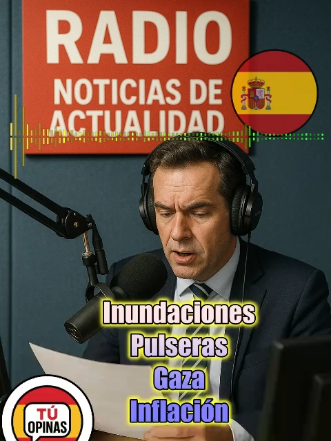 Noticias de rabiosa actualidad: inundaciones, pulseras antimaltrato, Gaza, inflación. Estas son las noticias que importan y que no siempre verás en los telediarios. #españa #política #actualidad #inundaciones