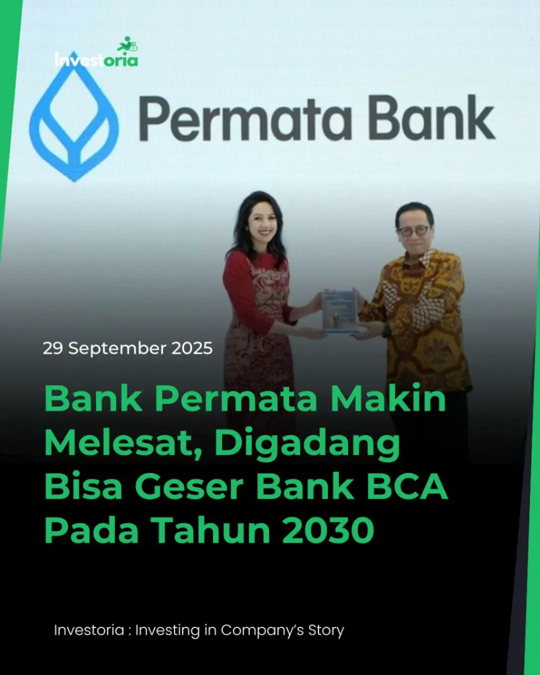Bank Permata kini memasuki fase pertumbuhan yang berbeda dibanding beberapa tahun lalu. Setelah naik kelas menjadi bank BUKU IV, mereka tak lagi dipandang sebagai pemain pinggiran. Strategi besar yang dijalankan manajemen jelas, yaitu merebut hati nasabah baru dengan pendekatan yang jauh lebih ramah, inklusif, dan modern. Fokus ini diarahkan terutama ke generasi muda yang masih dalam tahap awal membangun hubungan dengan bank. Banyak analis menilai, arah ini sama persis dengan strategi yang dulu membuat BCA menjadi raksasa: masuk ke kehidupan anak muda sejak awal, lalu menjaga loyalitas mereka hingga menjadi nasabah mapan. Sejalan dengan strategi itu, Permata mulai agresif menggarap transformasi layanan. Aplikasi digital mereka terus diperbarui, layanan cabang diperluas dengan konsep modern, dan strategi pemasaran digencarkan lewat kanal digital. Promo cashback, biaya transfer gratis, dan fitur serba cepat dijadikan senjata untuk menarik perhatian milenial dan Gen Z. Pendekatan ini memperlihatkan bahwa Permata benar-benar customer focused, meniru langkah BCA di era 1990-an. Bedanya, kali ini BCA terlihat lebih fokus menjaga nasabah lama yang kaya, sementara Permata merebut ruang kosong di segmen regenerasi. Dari sisi keuangan, Permata mencatatkan hasil yang positif. Pada semester I 2025, mereka membukukan laba bersih Rp 1,6 triliun, tumbuh 7,6 persen dibanding tahun lalu. Penyaluran kredit naik 7,4 persen menjadi Rp 162,6 triliun, dengan pertumbuhan pesat di segmen komersial dan korporasi. Modal inti yang besar berkat dukungan Bangkok Bank memperkuat fondasi ekspansi ini. Dari sisi investor, saham Permata mulai dilihat sebagai undervalue dengan potensi pertumbuhan besar, berbeda dengan BCA yang valuasinya sudah premium. Lebih jauh, pertumbuhan jumlah nasabah affluen di Permata memperlihatkan hasil nyata. Direktur Consumer Banking menyebut kenaikan pelanggan affluent rata-rata di atas 10 persen per tahun. Program edukasi seperti Wealth Wisdom makin memperkuat posisi Permata sebagai bank yang siap menemani perjalanan nasabah sejak muda hingga kaya. Pola ini mengingatkan kembali pada metode BCA dulu, saat berhasil menanamkan loyalitas sejak dini. Jika tren ini berlanjut, tahun 2030 bisa menjadi titik balik besar. Permata mungkin belum mengalahkan BCA dari sisi total aset atau laba, tetapi di segmen generasi muda yang sedang tumbuh, Permata bisa menjadi pemenang. Generasi inilah yang nantinya akan memegang kendali ekonomi, dan loyalitas mereka bisa menjadikan Permata pesaing serius. Dengan strategi yang konsisten, BCA bisa saja mendapati dirinya sedang dikejar jagoan kecil yang tak pernah diperhitungkan sebelumnya. #ekonomi #indonesia