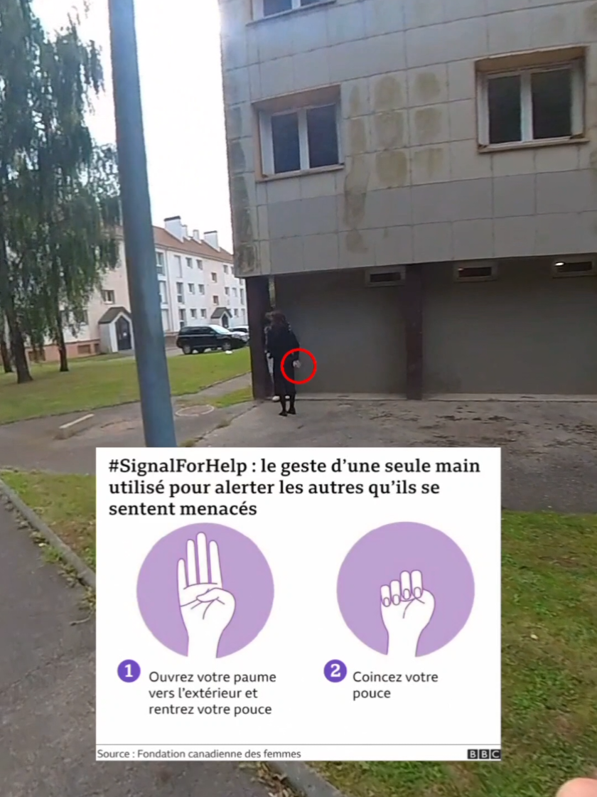 Une jeune femme est victime d’un harcèlement de rue et me fait un signe de demande d’aide... Je décide alors d’intervenir ! 😨 (vidéo sensibilisation) #signalforhelp #sensibilisation #harcelement #femme #trottinetteelectrique 